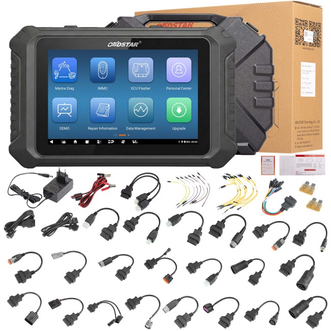 OBDSTAR MarineMaster A+B+C+D Full Version Marine Diagnostic Tool for Jet Ski/ Outboard/ Inboard/ Generator 2 Years Free Updates