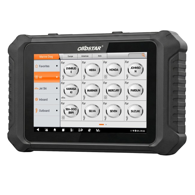 OBDSTAR MarineMaster A+B+C+D Full Version Marine Diagnostic Tool for Jet Ski/ Outboard/ Inboard/ Generator 2 Years Free Updates