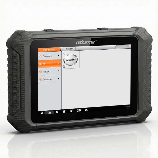 OBDSTAR MarineMaster A+B+C+D Full Version Marine Diagnostic Tool for Jet Ski/ Outboard/ Inboard/ Generator 2 Years Free Updates