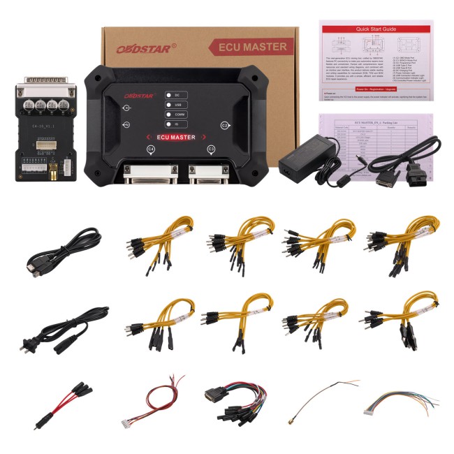 OBDSTAR ECU MASTER C for HD Supports TCM ECM BODY/CHASSIS/OTHER Clone Functions, The First Professional PC-based ECU Flasher